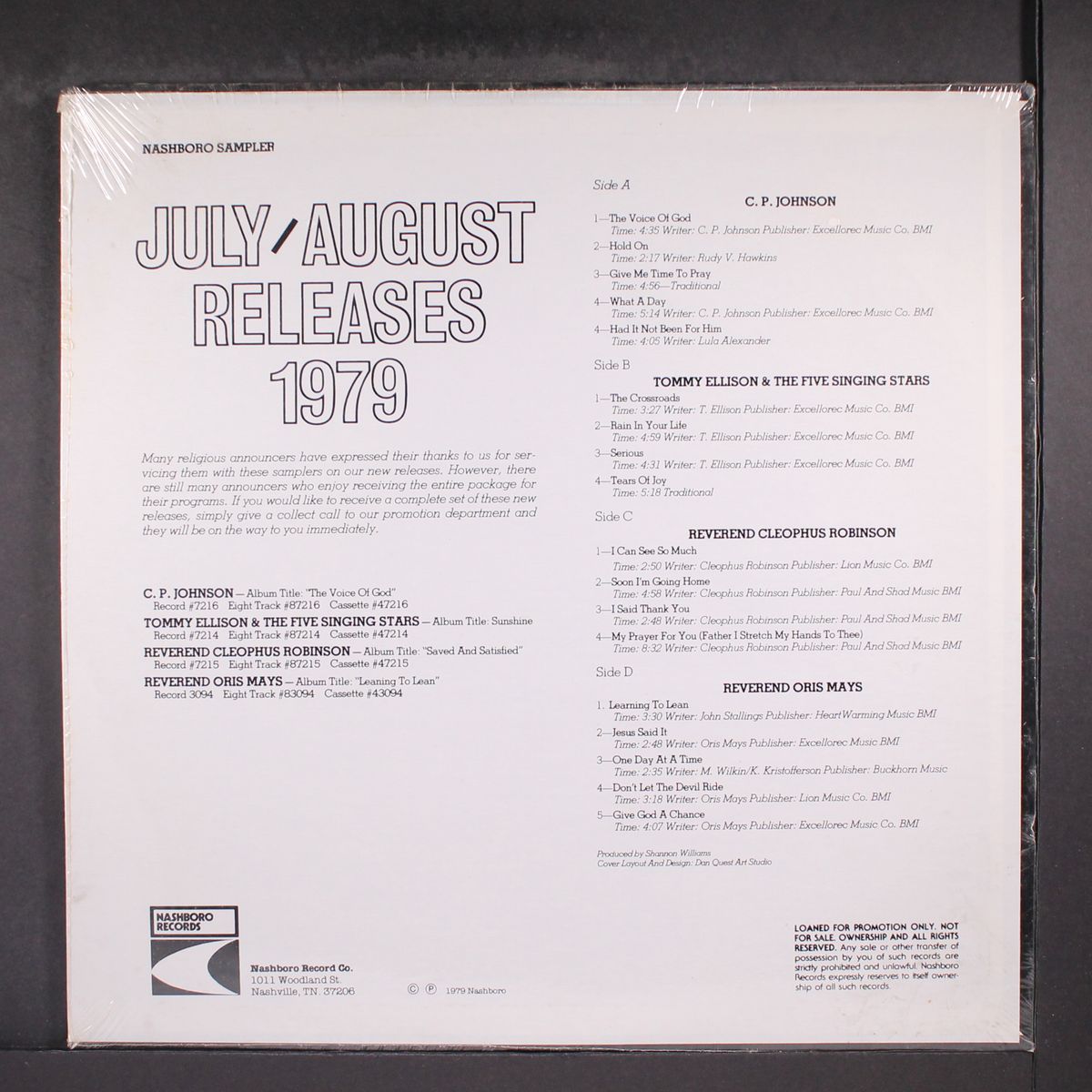 new lp releases july/august 1979 by VARIOUS