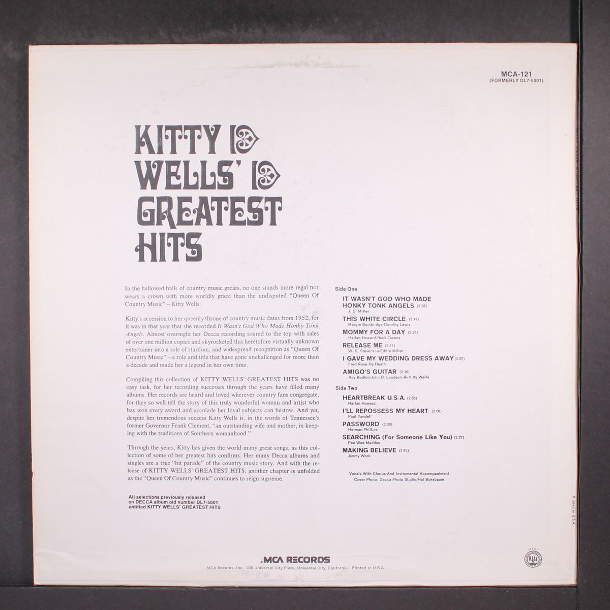 greatest hits by KITTY WELLS