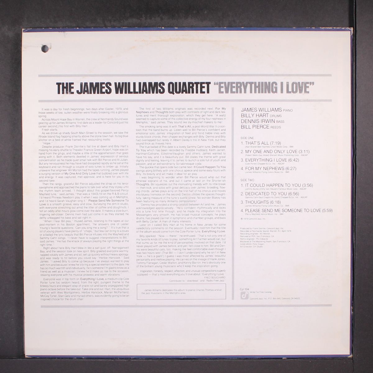 everything i love by JAMES WILLIAMS