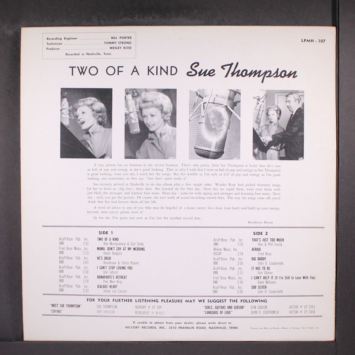 two of a kind by SUE THOMPSON