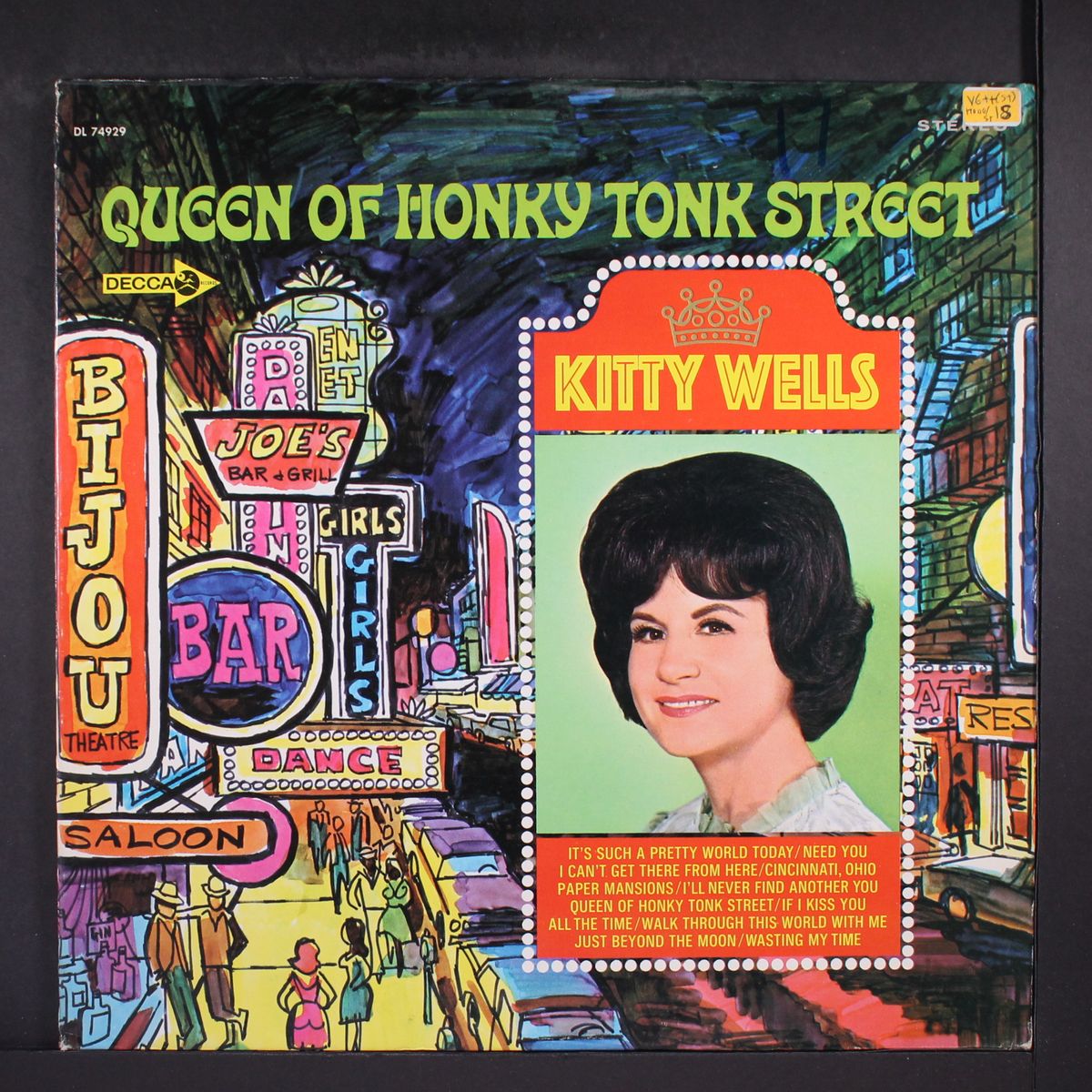 queen of honky tonk street by KITTY WELLS