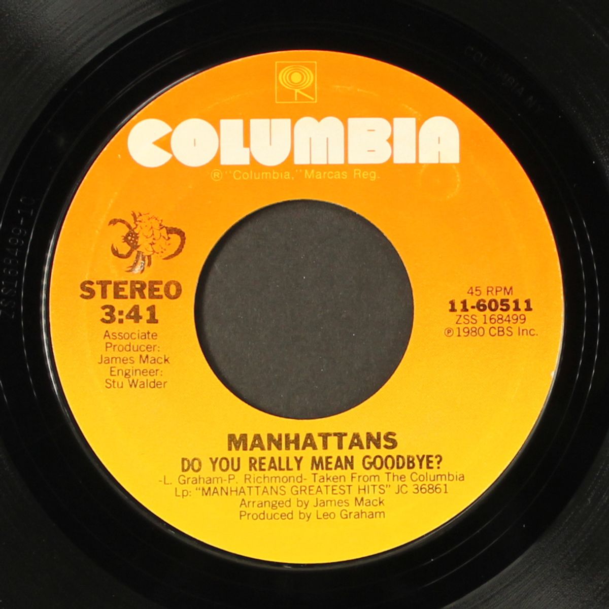 do you really mean goodbye? / rendezvous by MANHATTANS