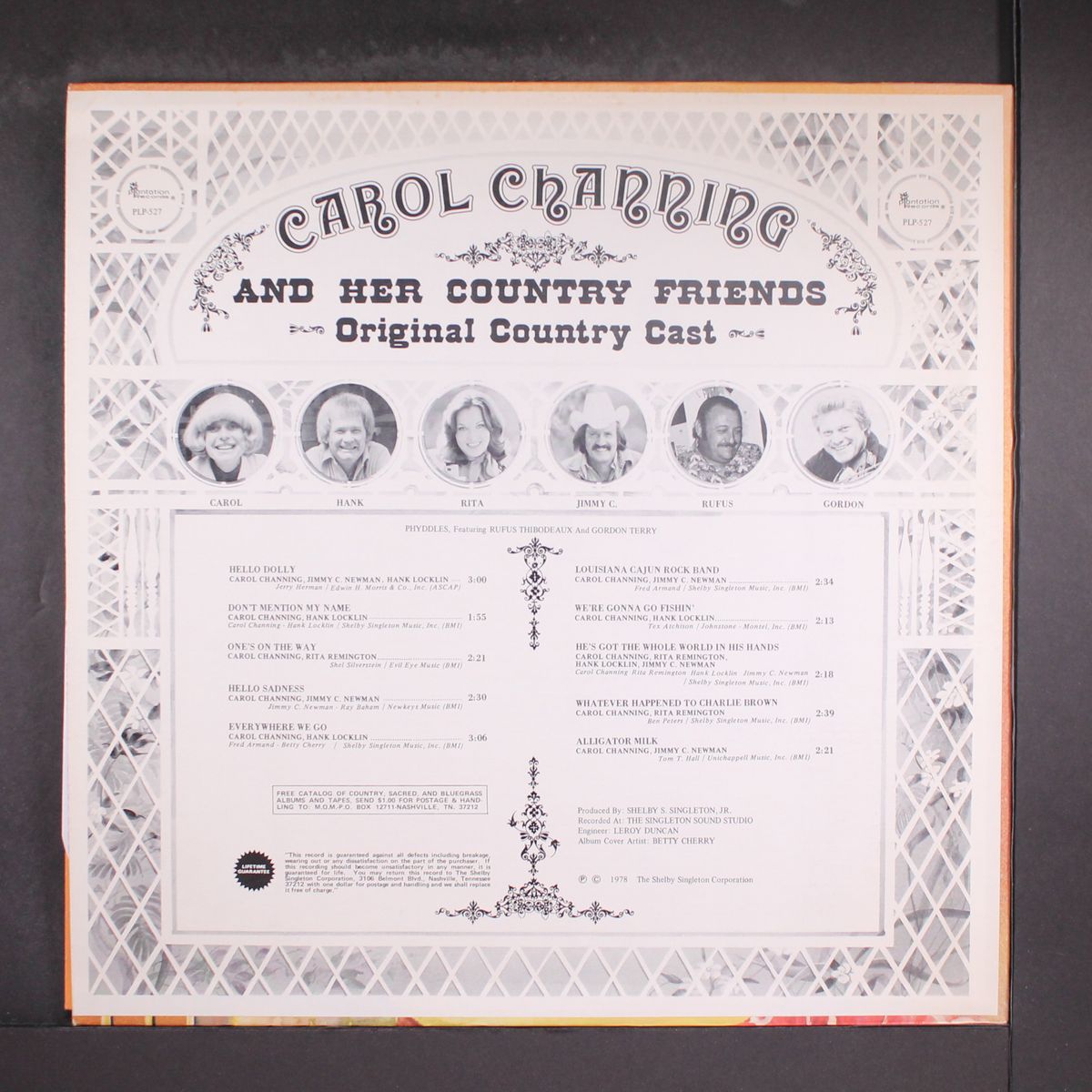 & her country friends by CAROL CHANNING