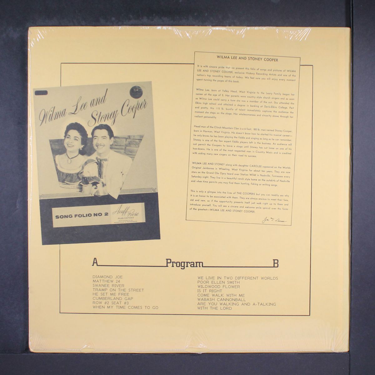 radio broadcasts 1957-58 by WILMA LEE & STONEY COOPER