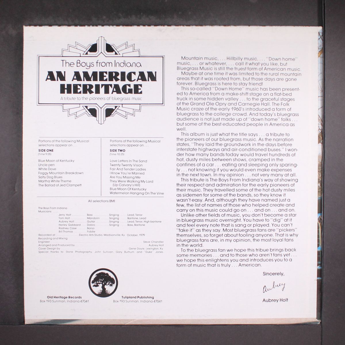 an american heritage by BOYS FROM INDIANA