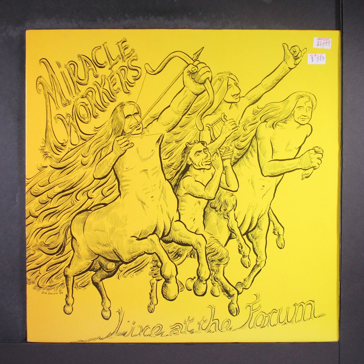 live at the forum; europe 87 by MIRACLE WORKERS