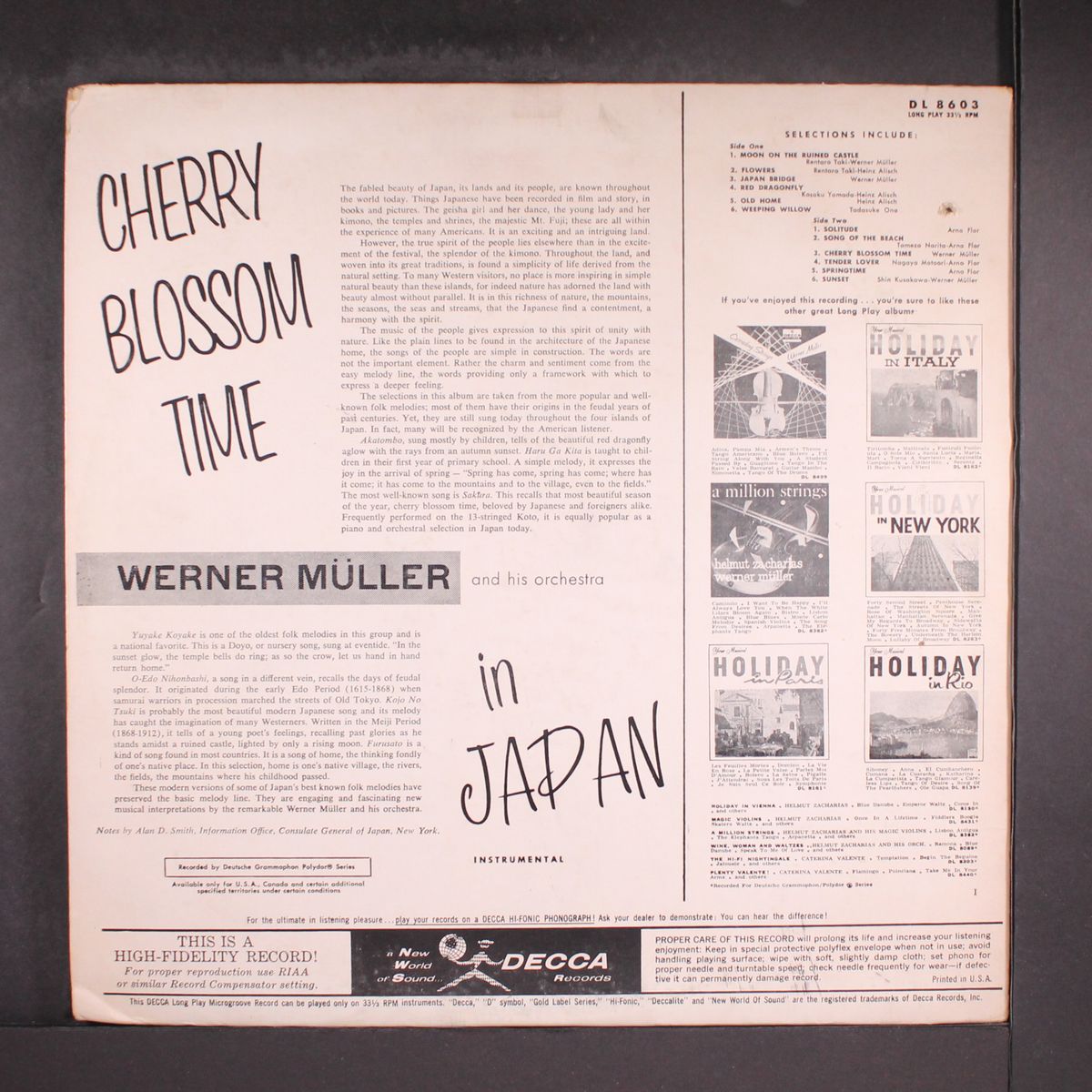 cherry blossom time in japan by WERNER MUELLER
