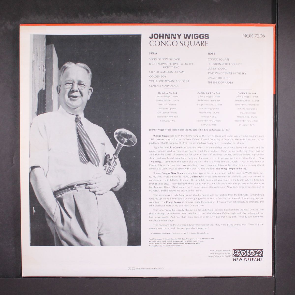 congo square by JOHNNY WIGGS