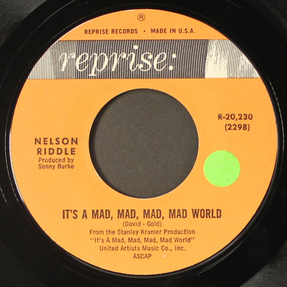 my special dream / it's a mad, mad, mad, mad world by NELSON RIDDLE