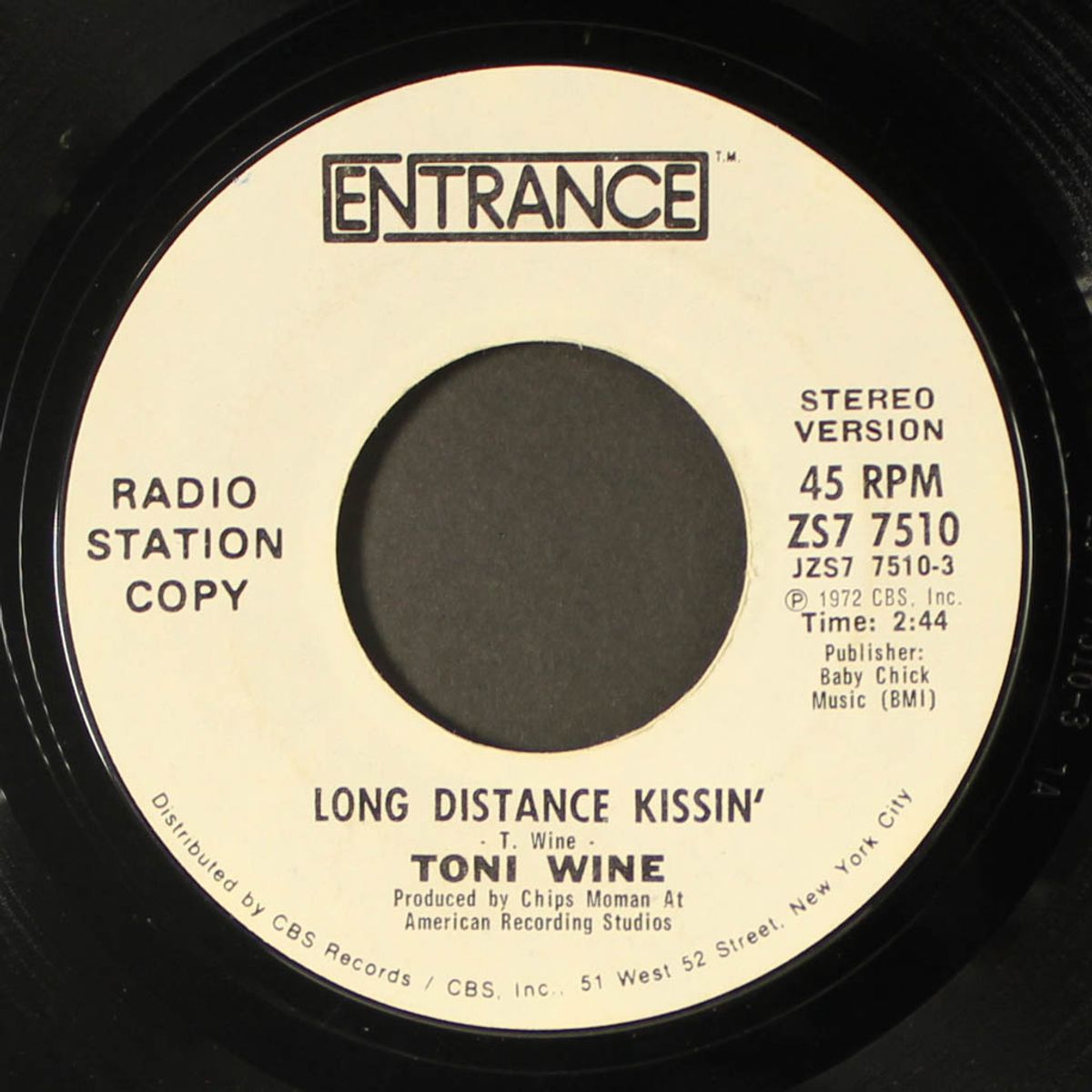 long distance kissin' / mono by TONI WINE