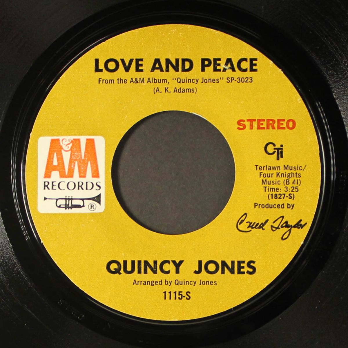 love and peace / oh happy day by QUINCY JONES