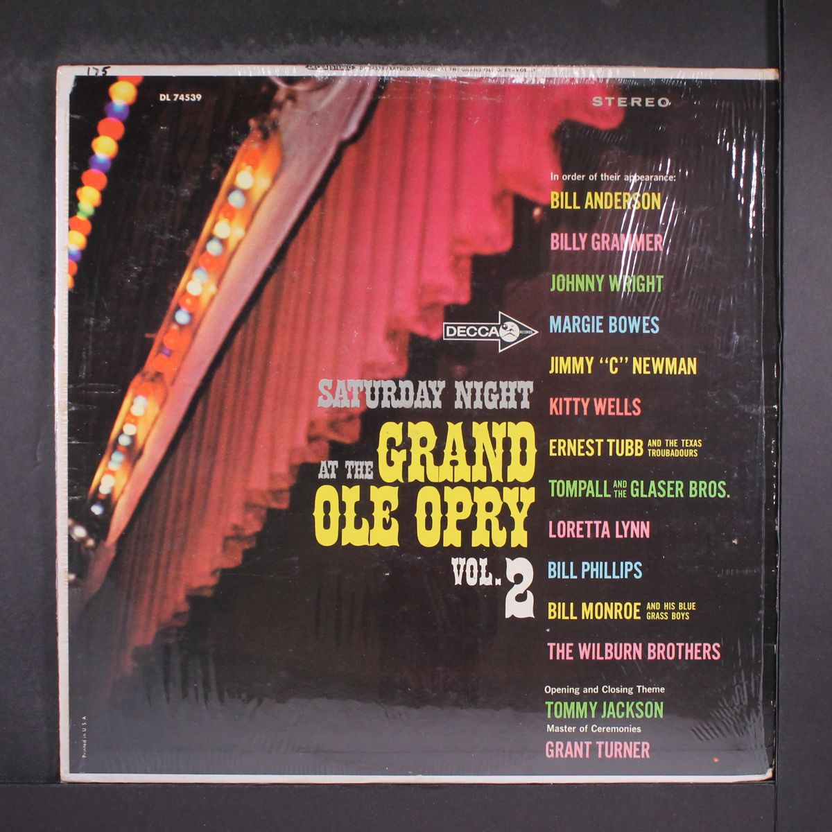 saturday night at the grand ole opry, vol. 2 by VARIOUS