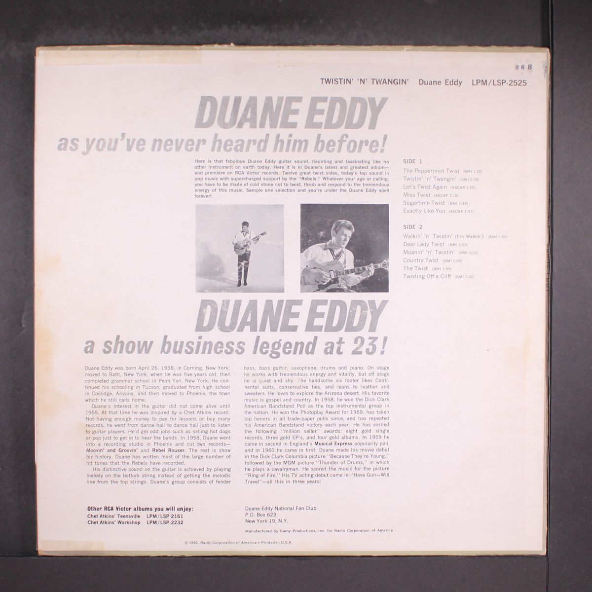 twistin' and twangin' by DUANE EDDY