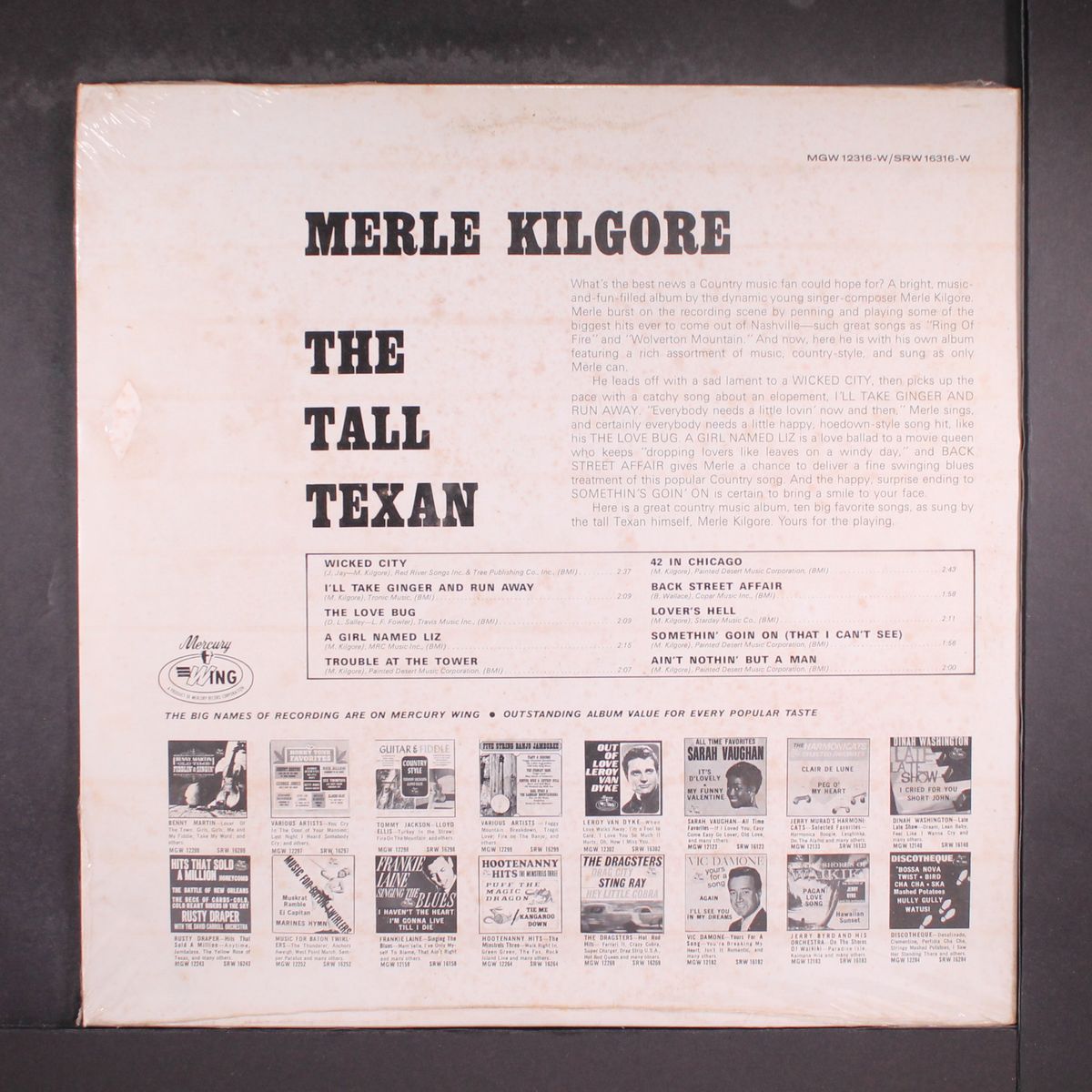 the tall texan by MERLE KILGORE
