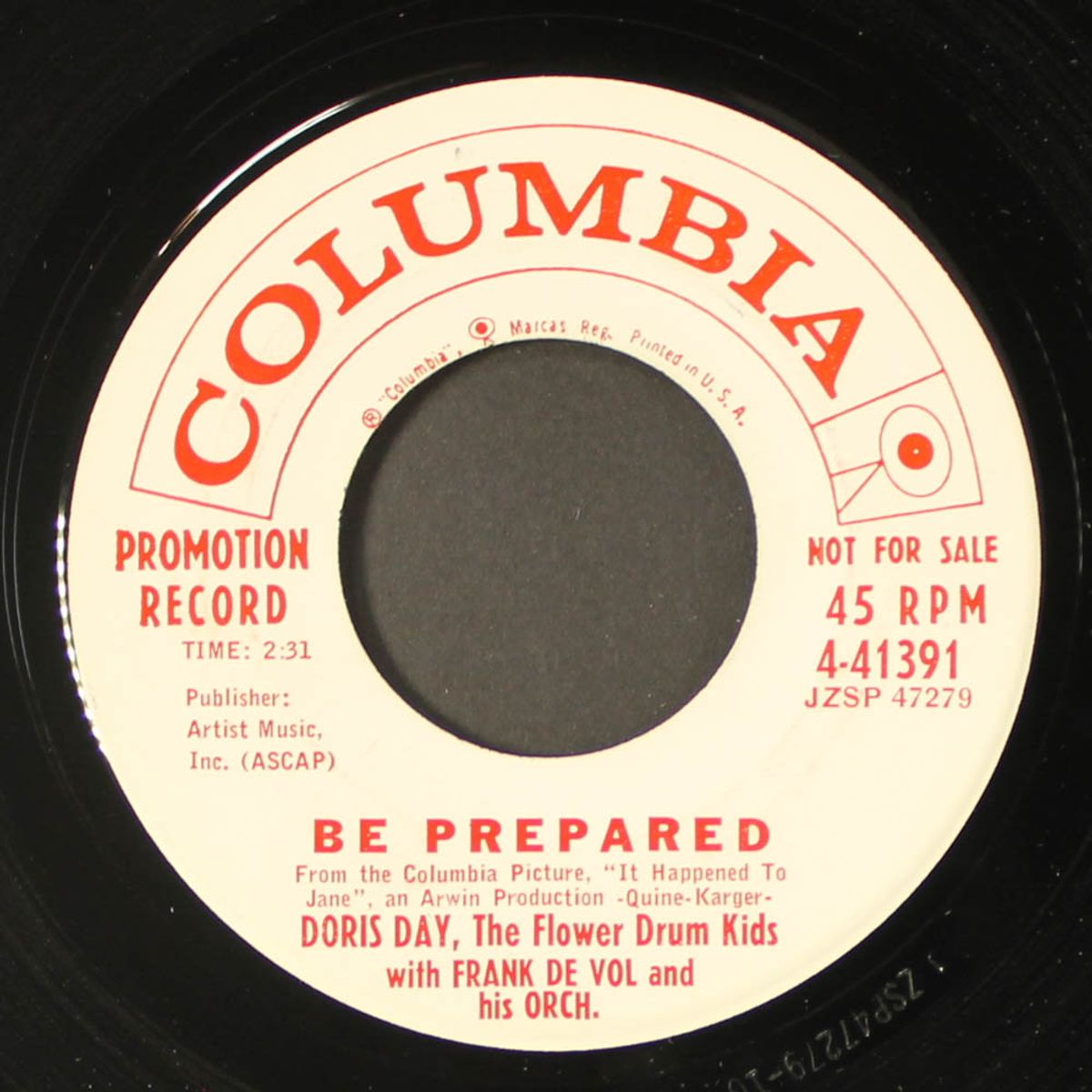 it happened to jane / be prepared by DORIS DAY