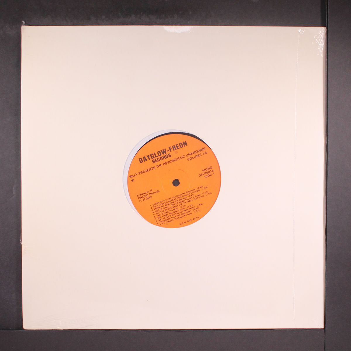 billy presents psychedelic unknowns vol. 4 by VARIOUS