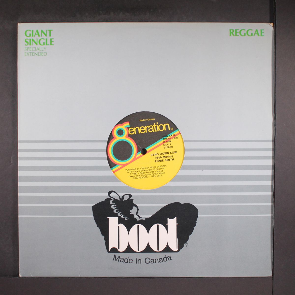 bend down low / everything crash by ERNIE SMITH