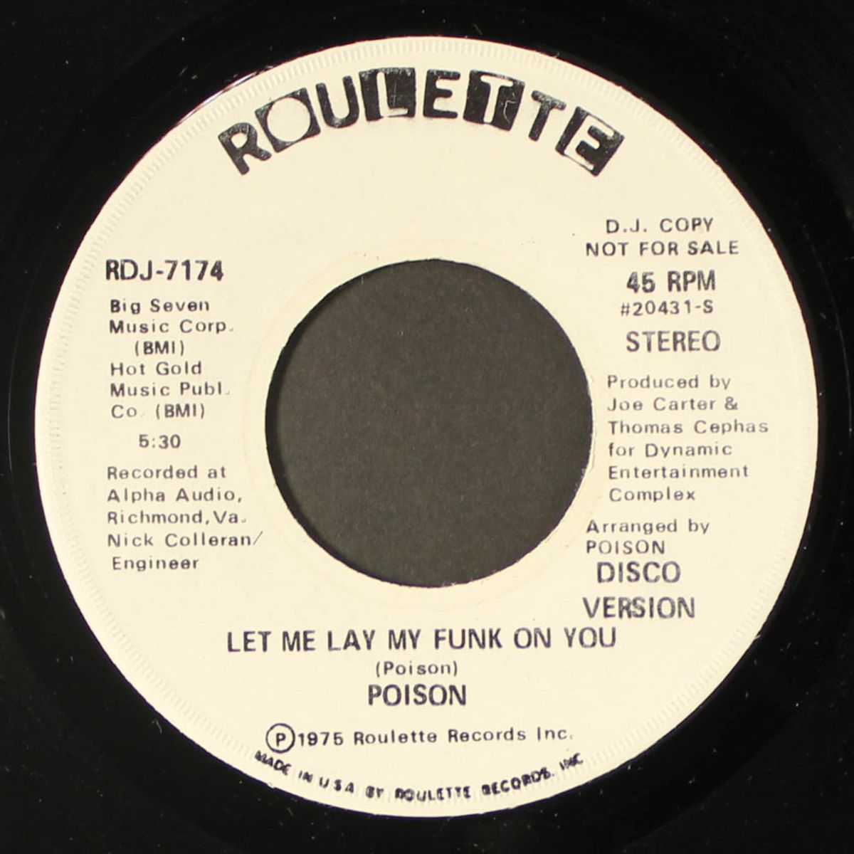let me lay my funk on you by POISON