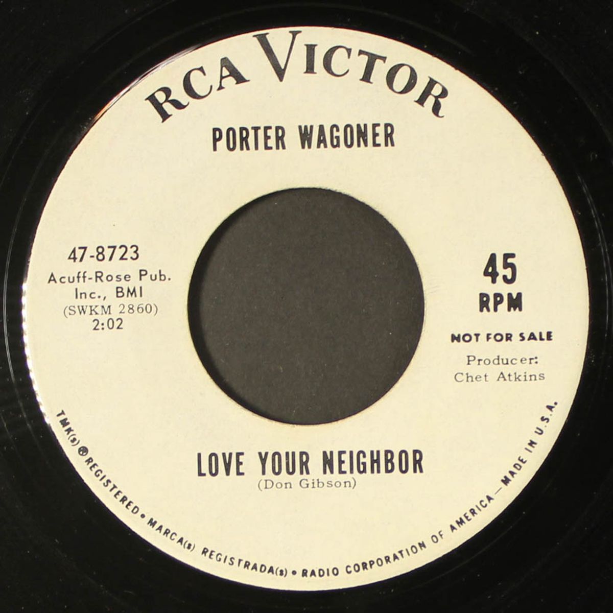 skid row joe / love your neighbor by PORTER WAGONER