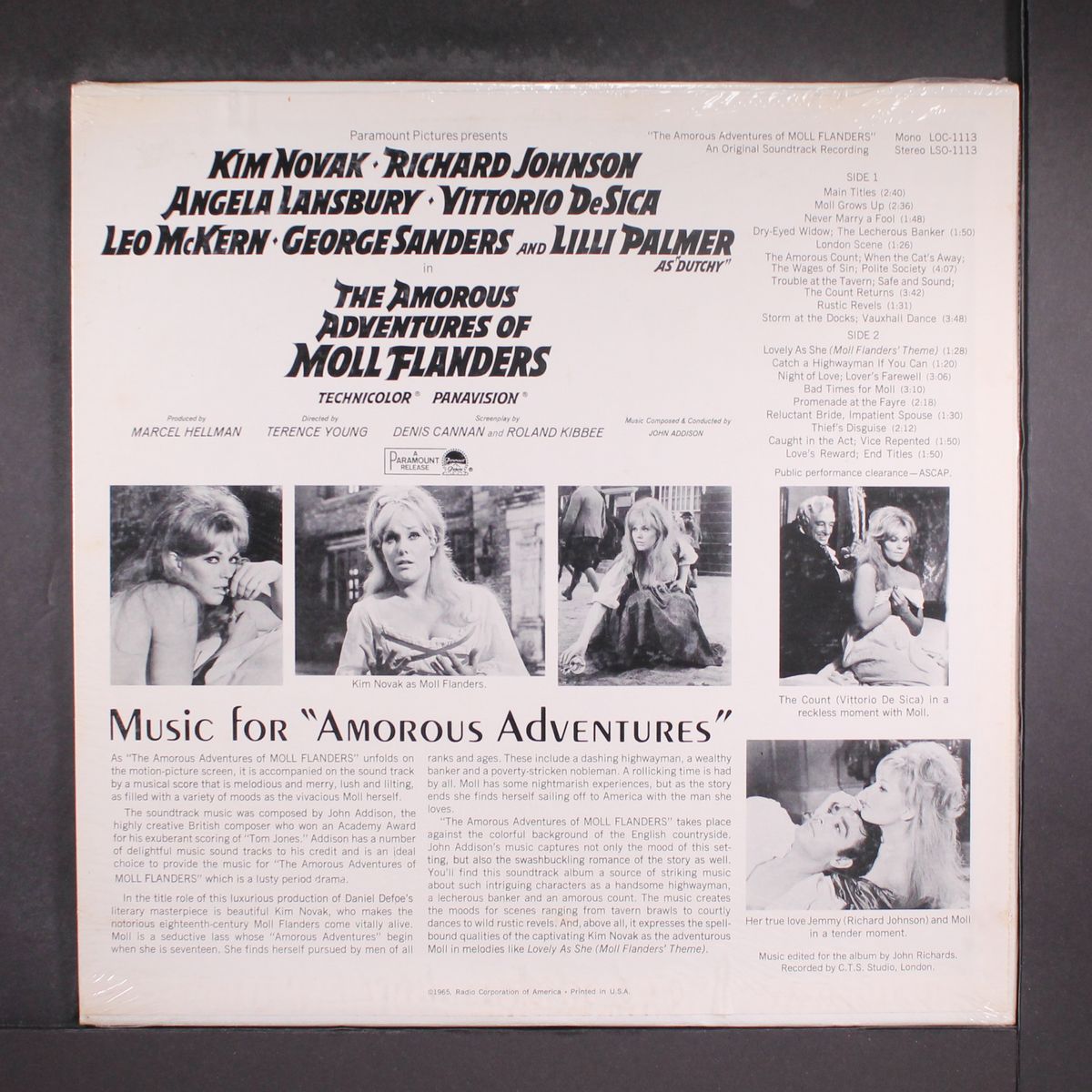 the amorous adventures of moll flanders (add by SOUNDTRACK