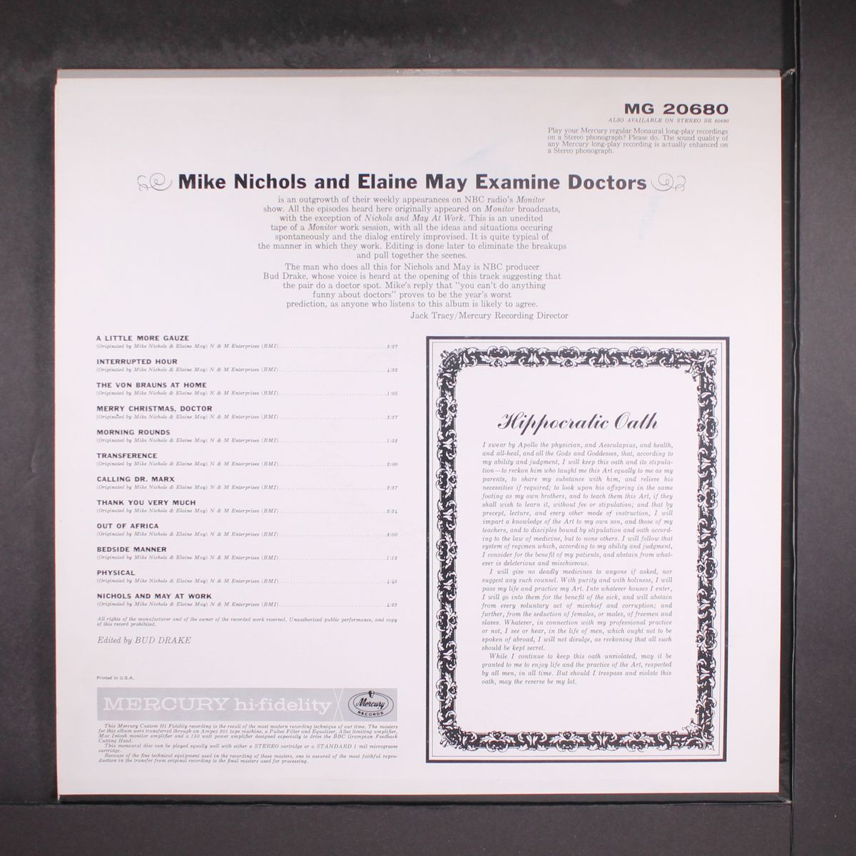 examine doctors by MIKE NICHOLS & ELAINE MAY
