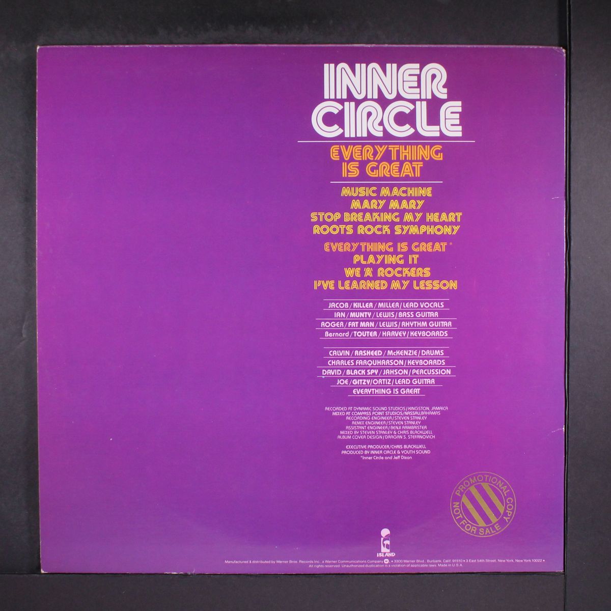 everything is great by INNER CIRCLE