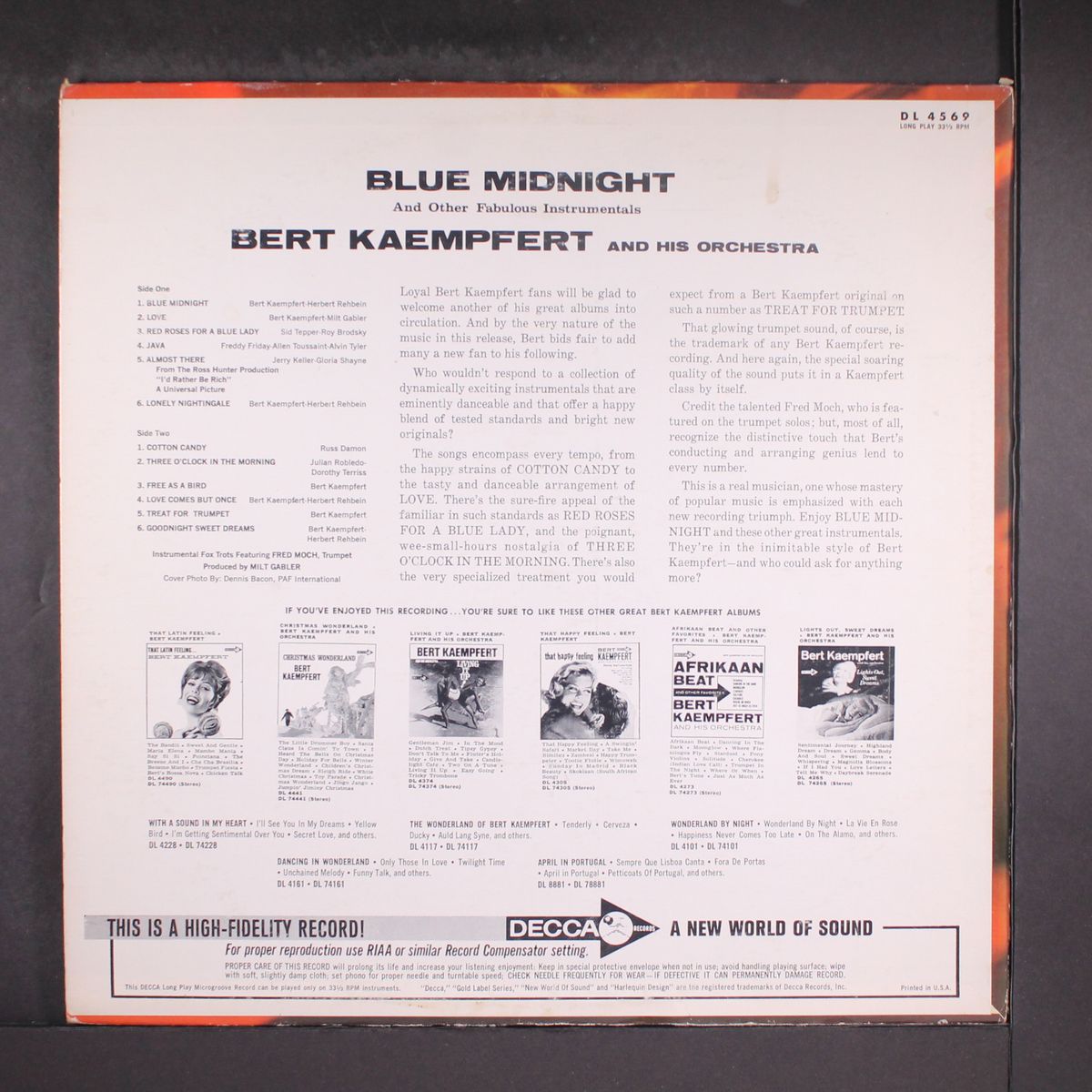blue midnight by BERT KAEMPFERT