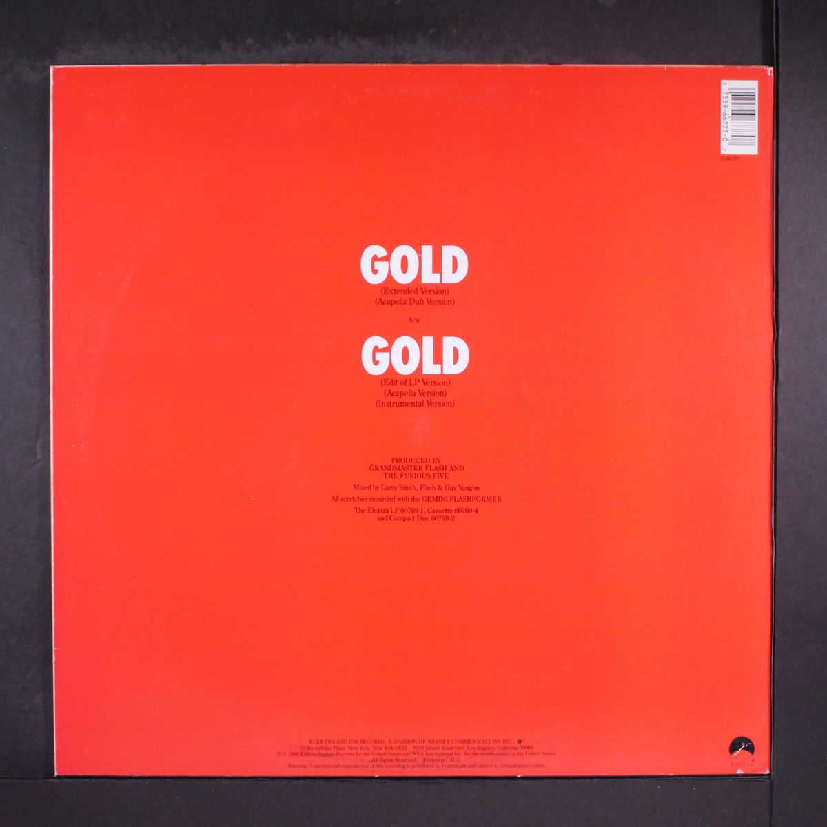 gold / instro by GRANDMASTER FLASH & FURIOUS FIVE
