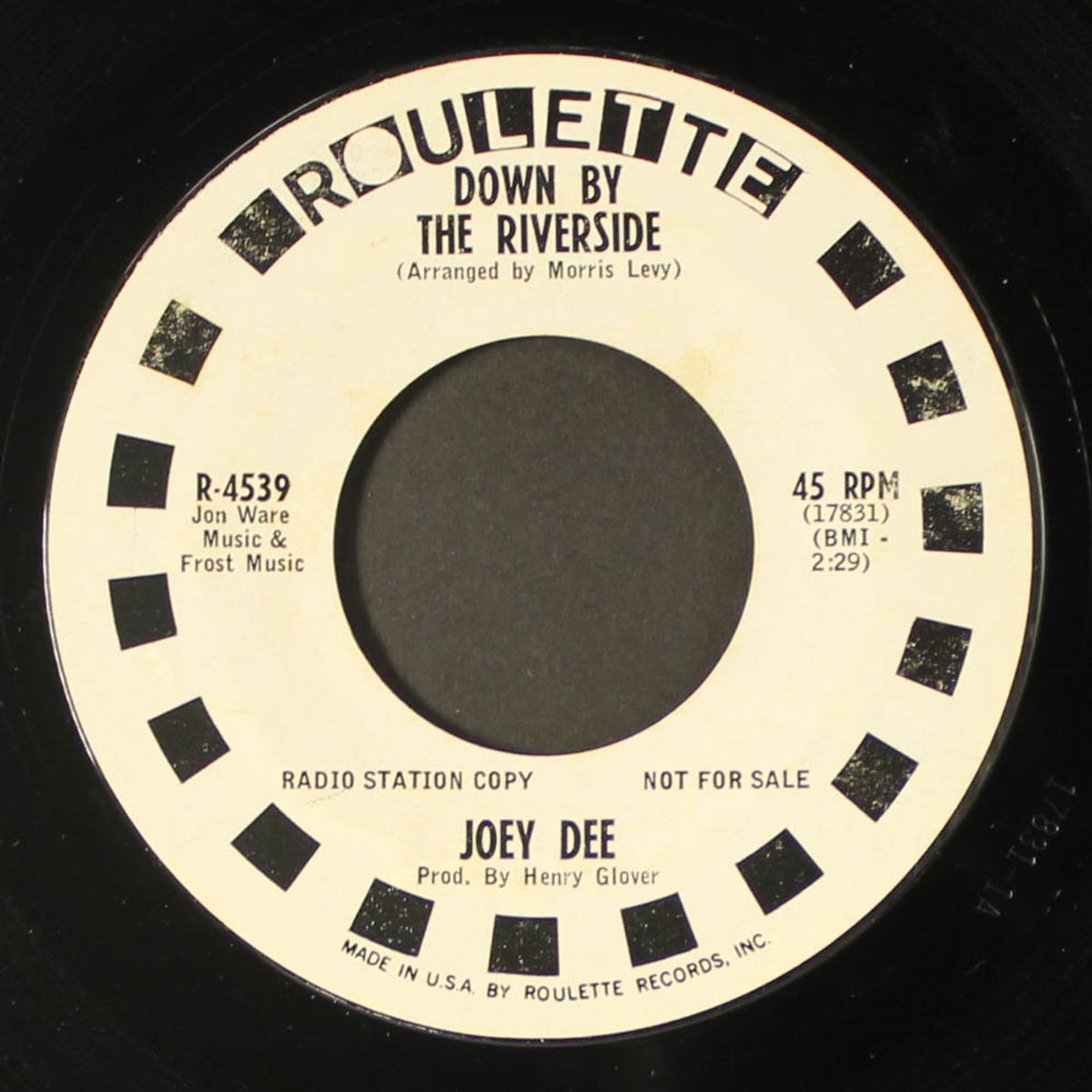 getting nearer / down by the riverside by JOEY DEE