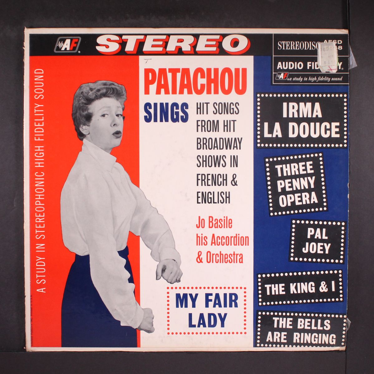 sings hit songs from hit broadway shows by PATACHOU