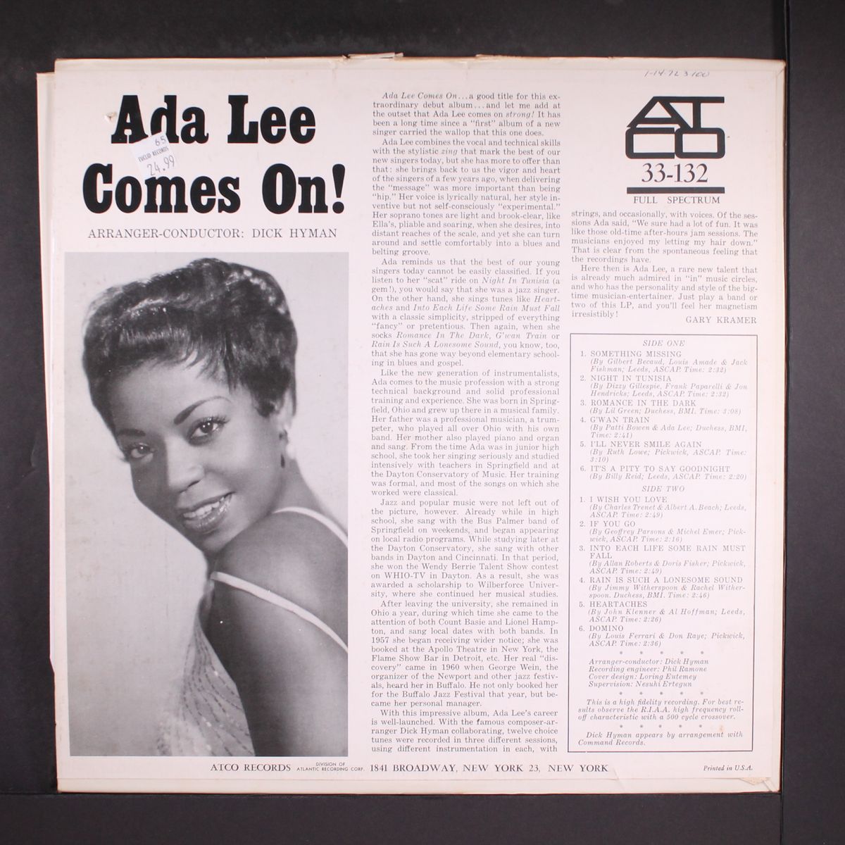 comes on! by ADA LEE