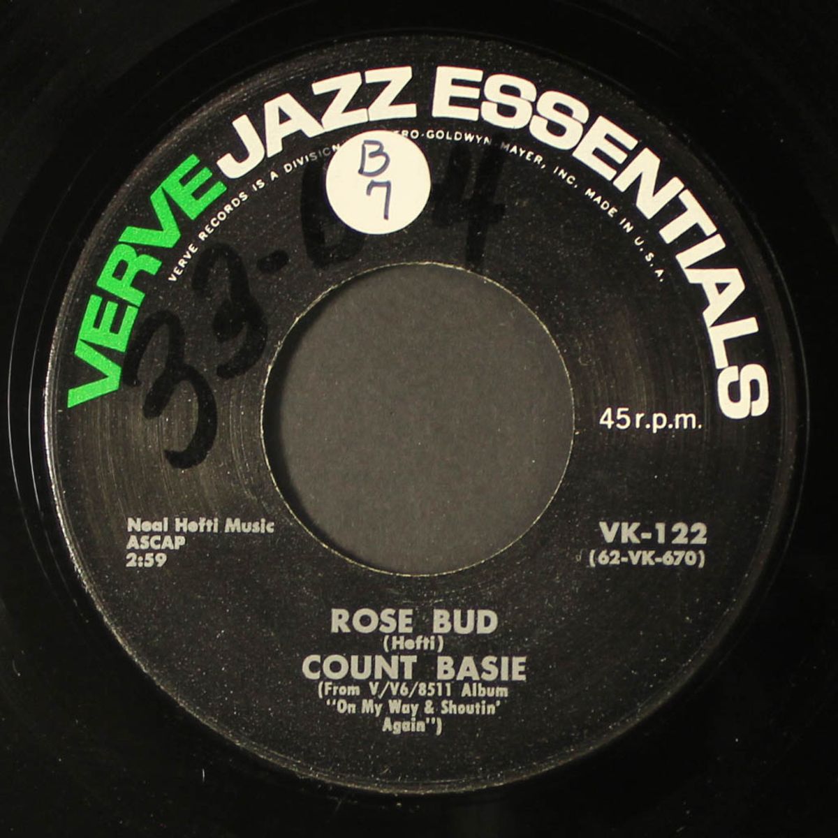 rose bud / i'm shoutin' again by COUNT BASIE