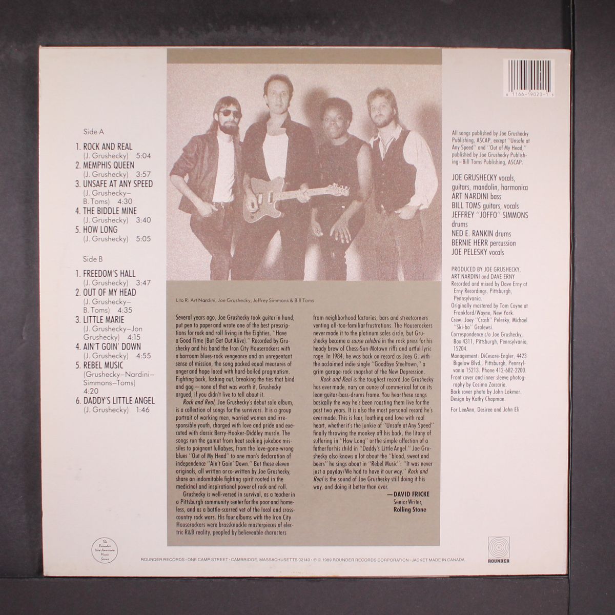 rock and real by JOE GRUSHECKY & HOUSEROCKERS