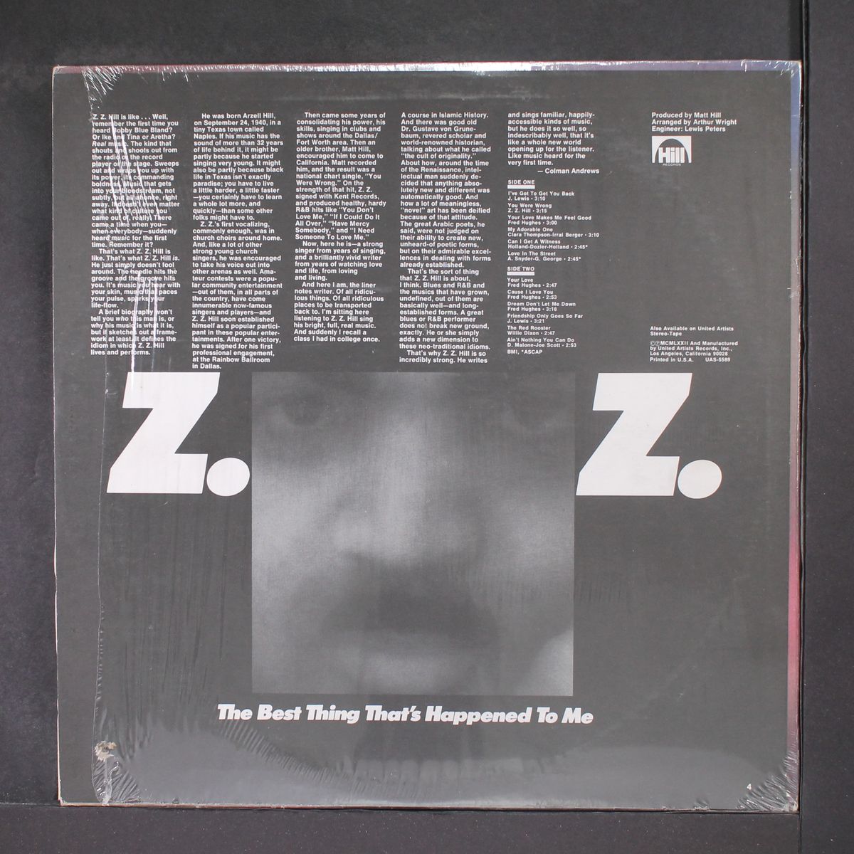 the best thing that's happened to me by Z.Z. HILL