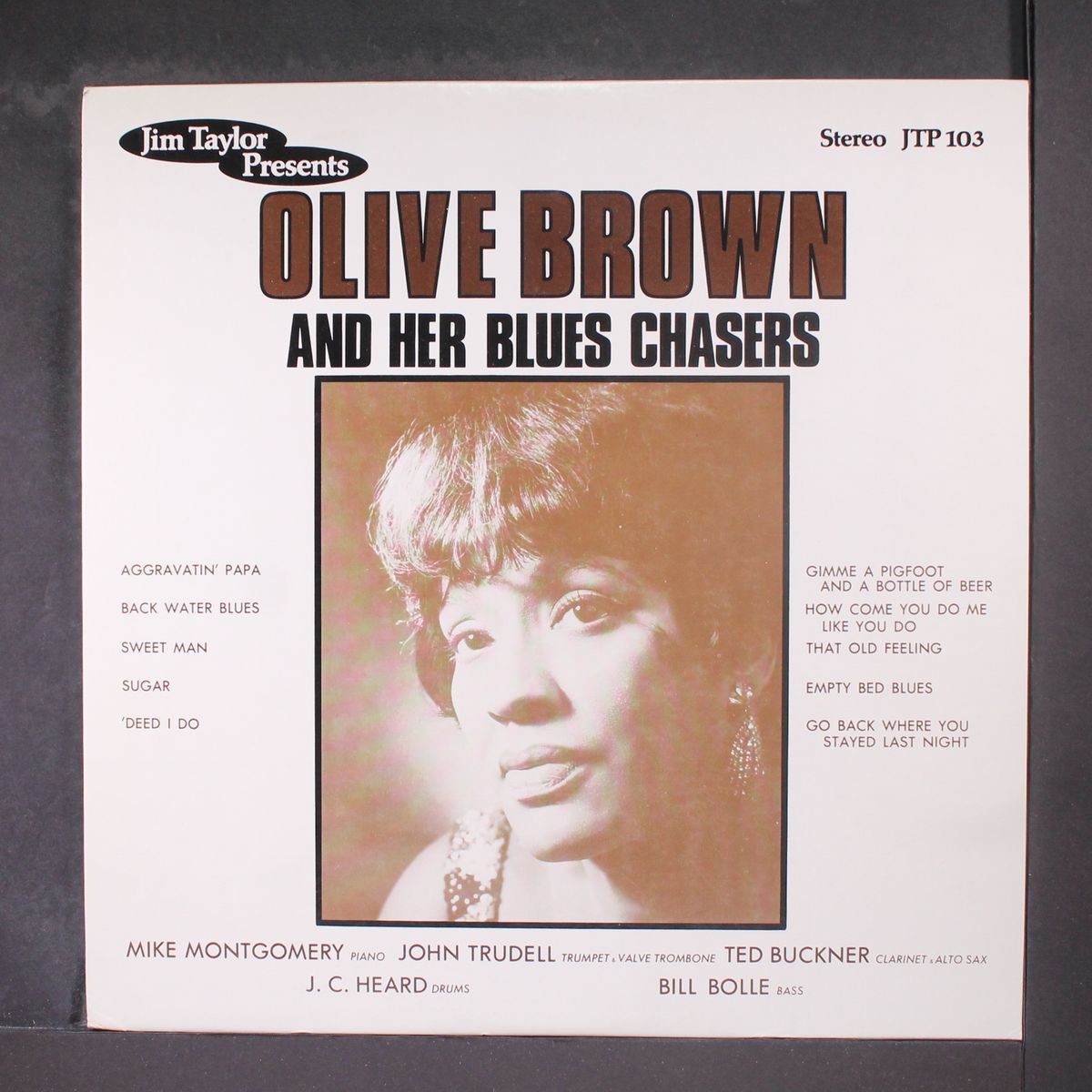and her blues chasers by OLIVE BROWN