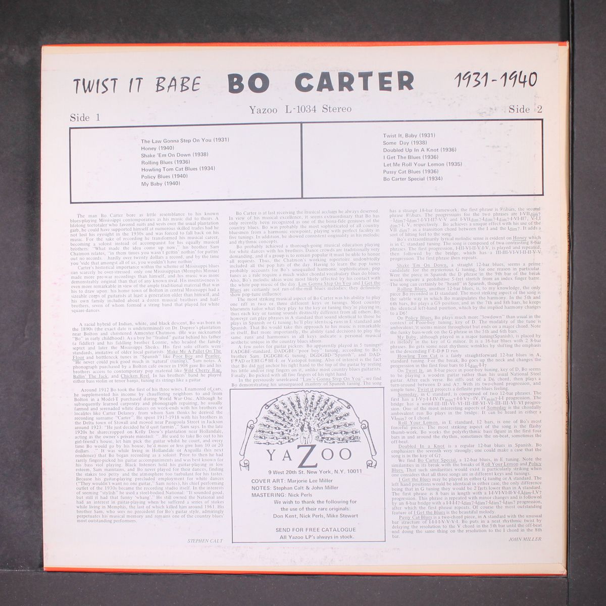 1931-1940 by BO CARTER