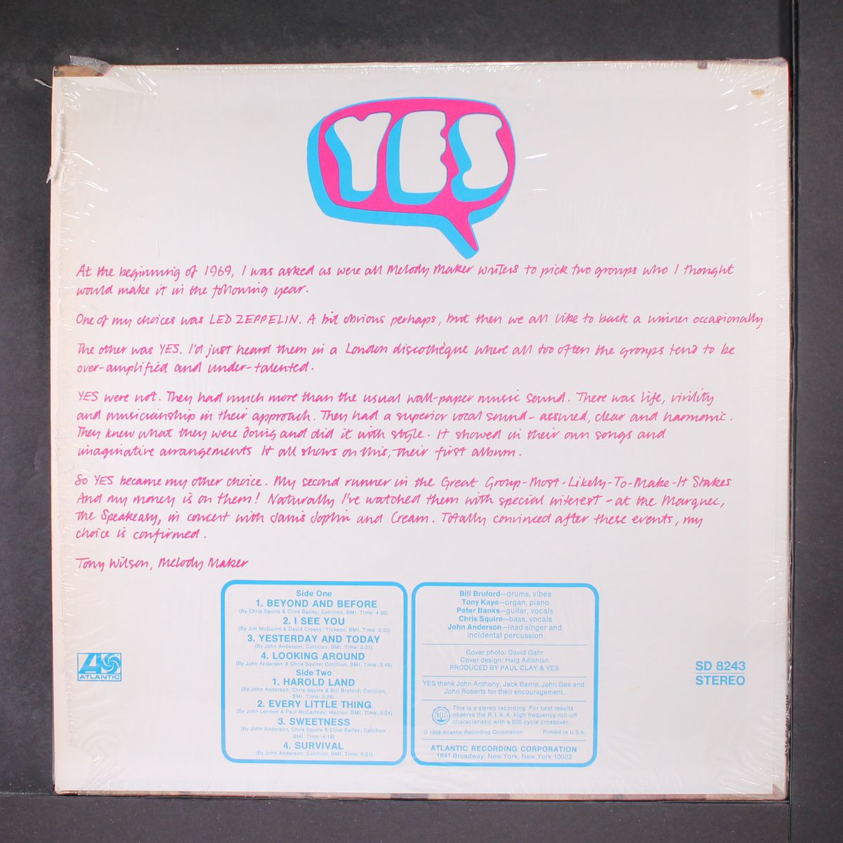yes by YES