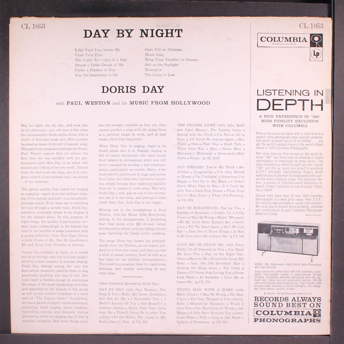 day by night by DORIS DAY
