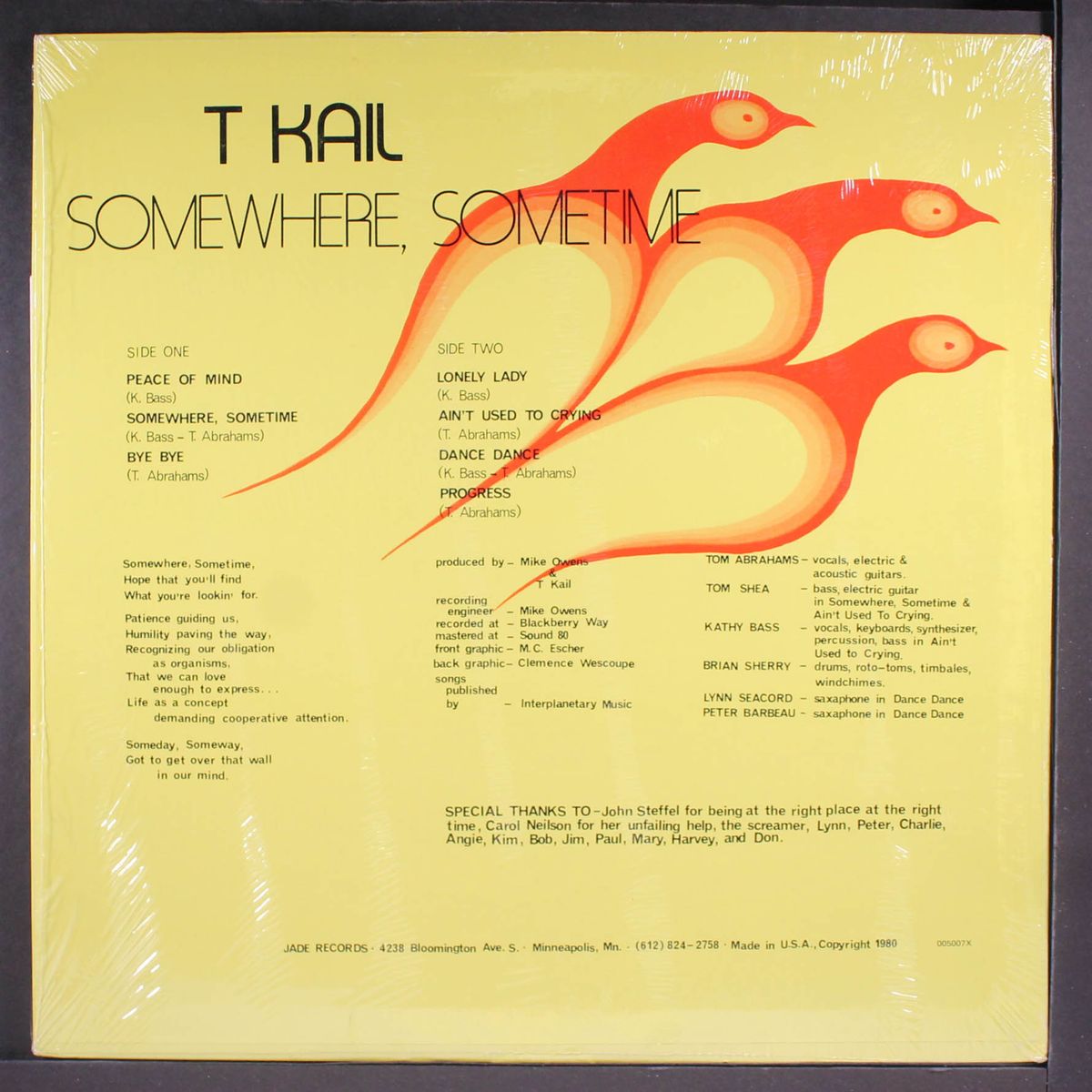 somewhere, sometime by T KAIL