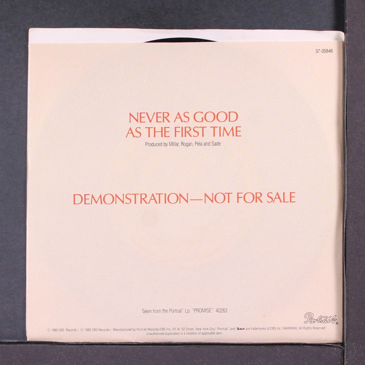 never as good as the first time / remix by SADE