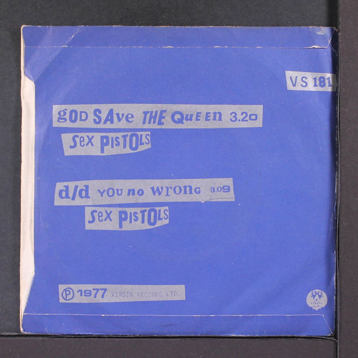 god save the queen / did you no wrong by SEX PISTOLS