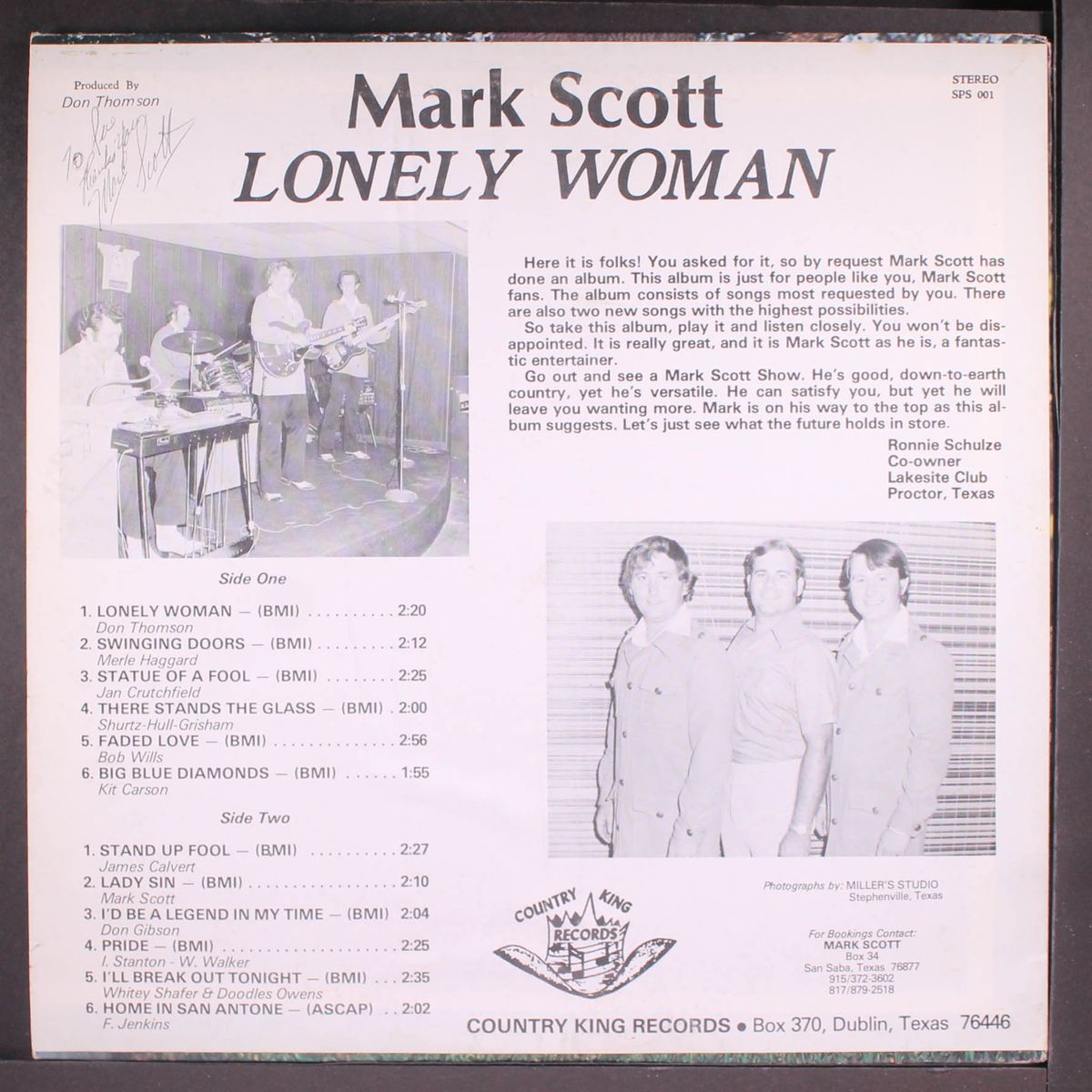 lonely woman by MARK SCOTT