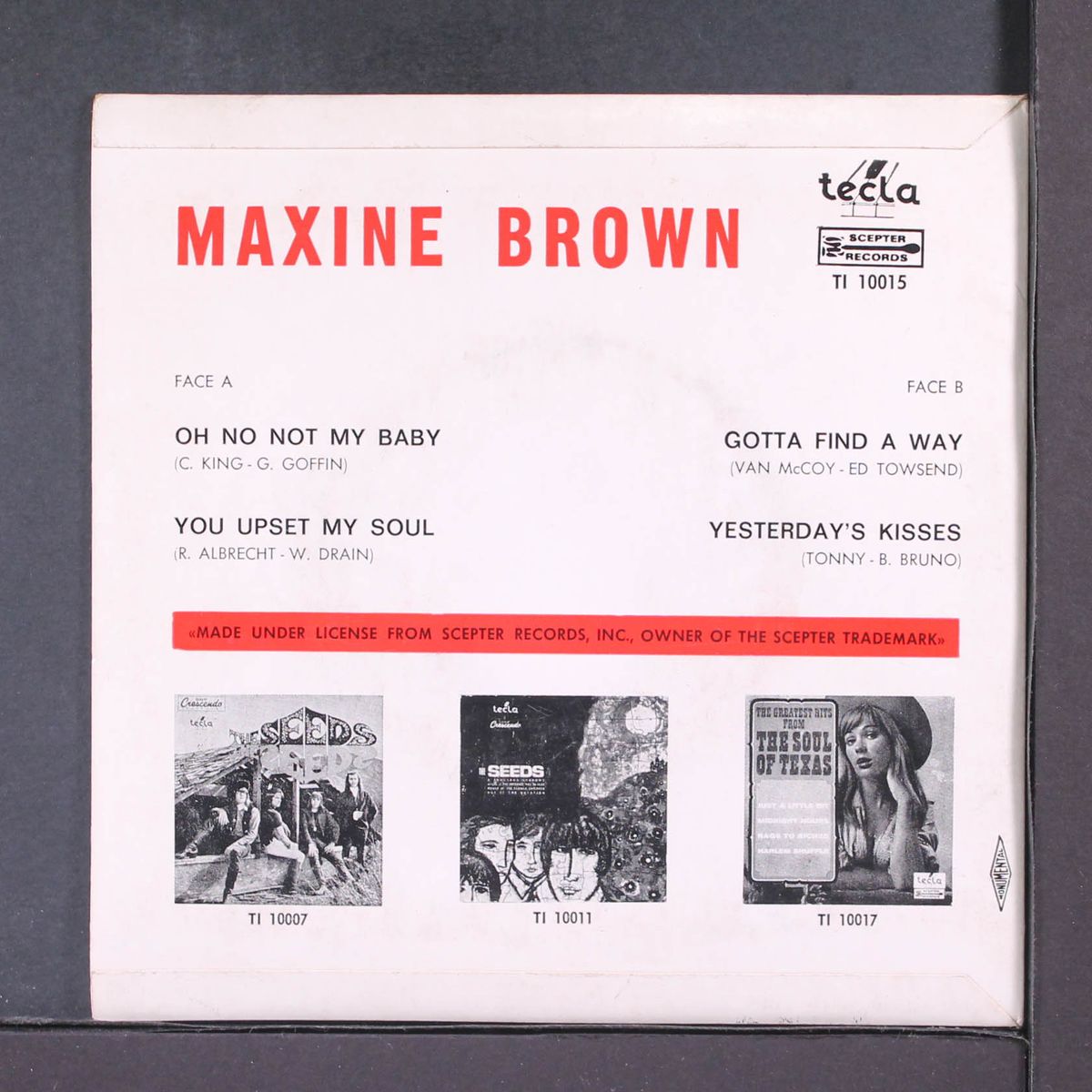 oh no not my baby by MAXINE BROWN