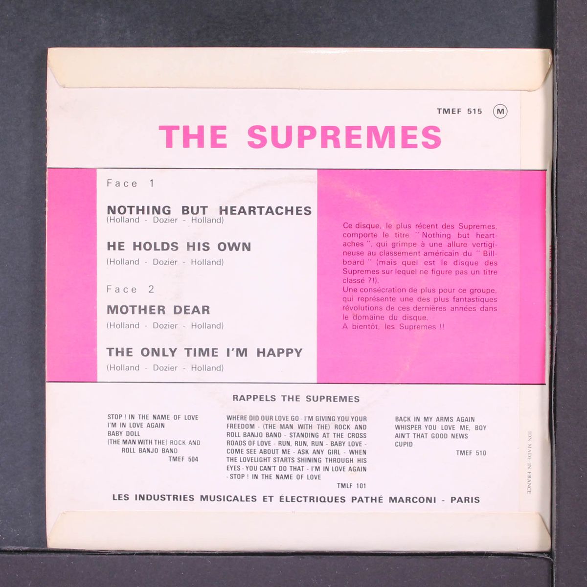 nothing but heartaches by SUPREMES