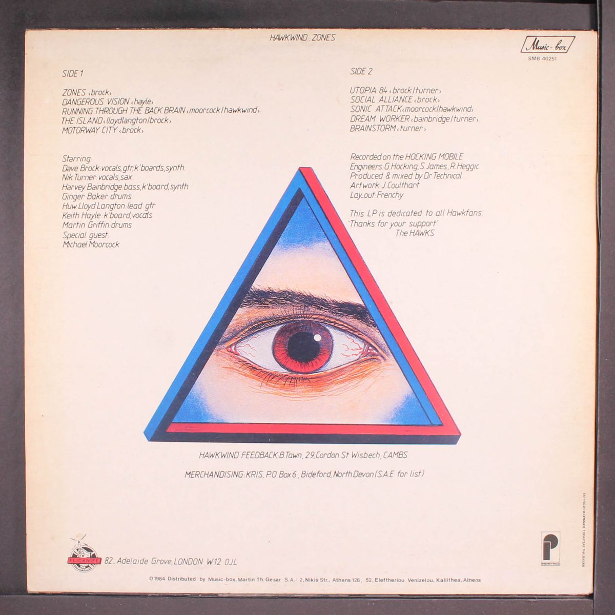 zones by HAWKWIND