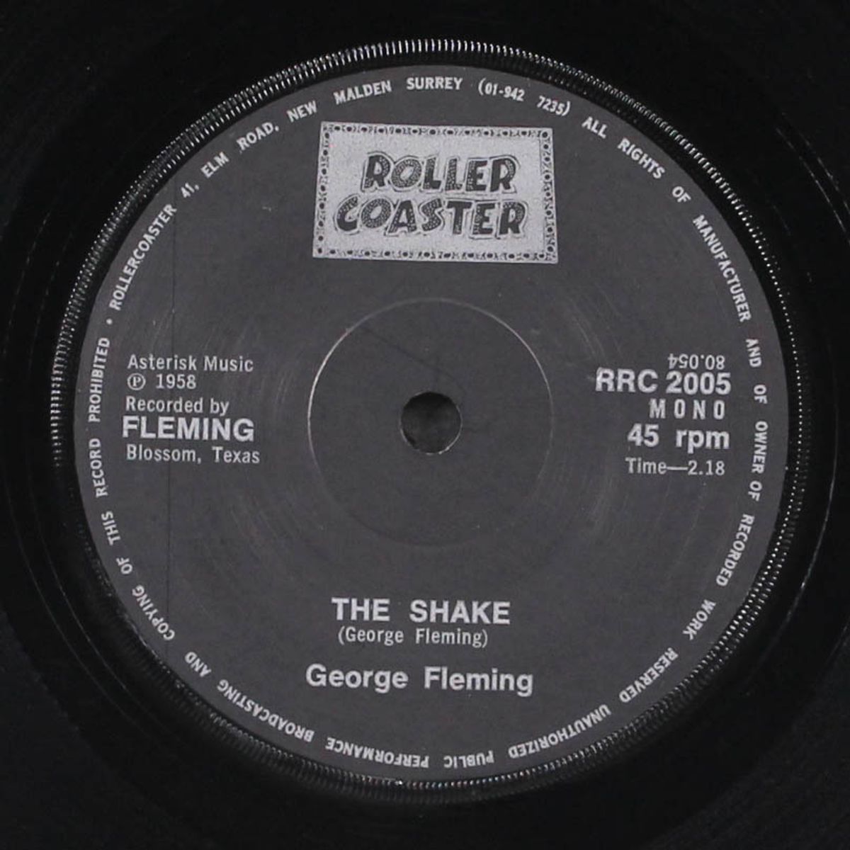 the shake / i'm gonna tell by GEORGE FLEMING