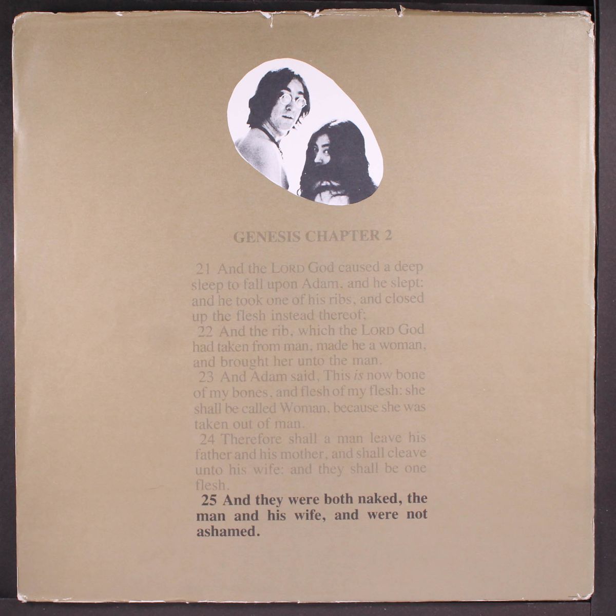 two virgins by JOHN LENNON & YOKO ONO
