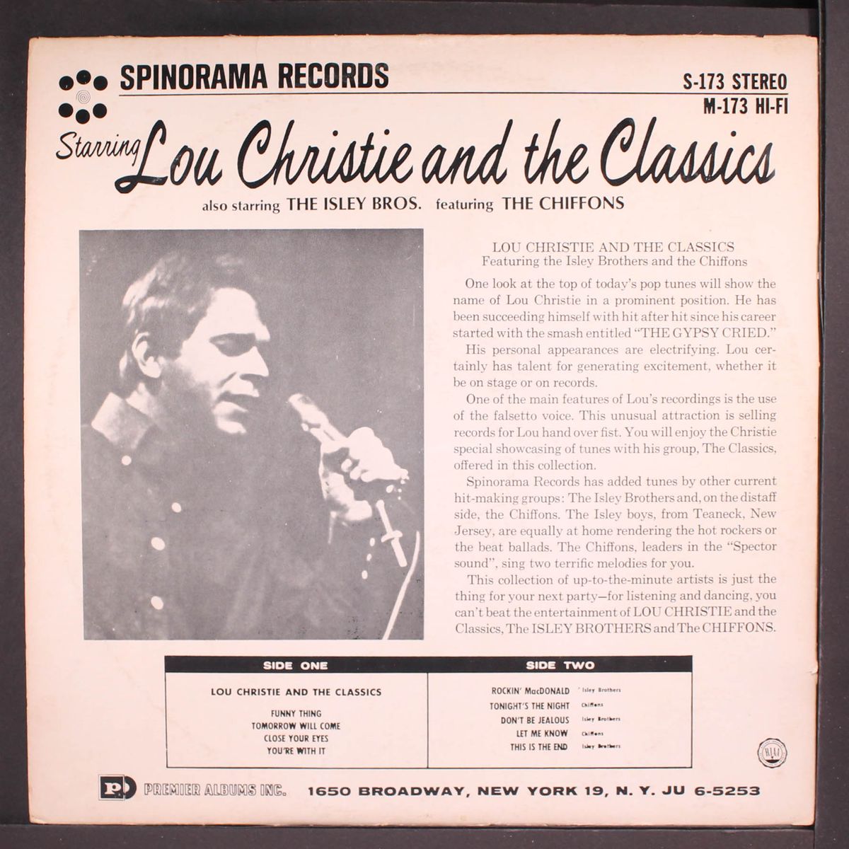 starring by LOU CHRISTIE & OTHERS