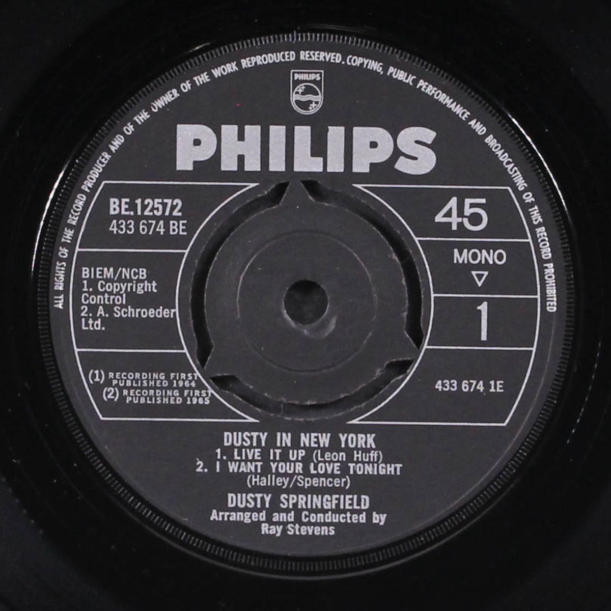 dusty in new york by DUSTY SPRINGFIELD