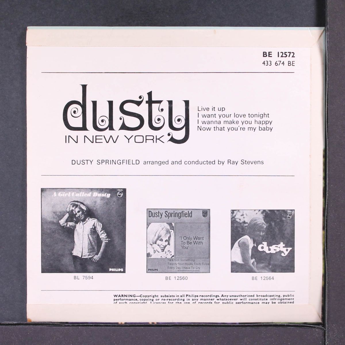 dusty in new york by DUSTY SPRINGFIELD